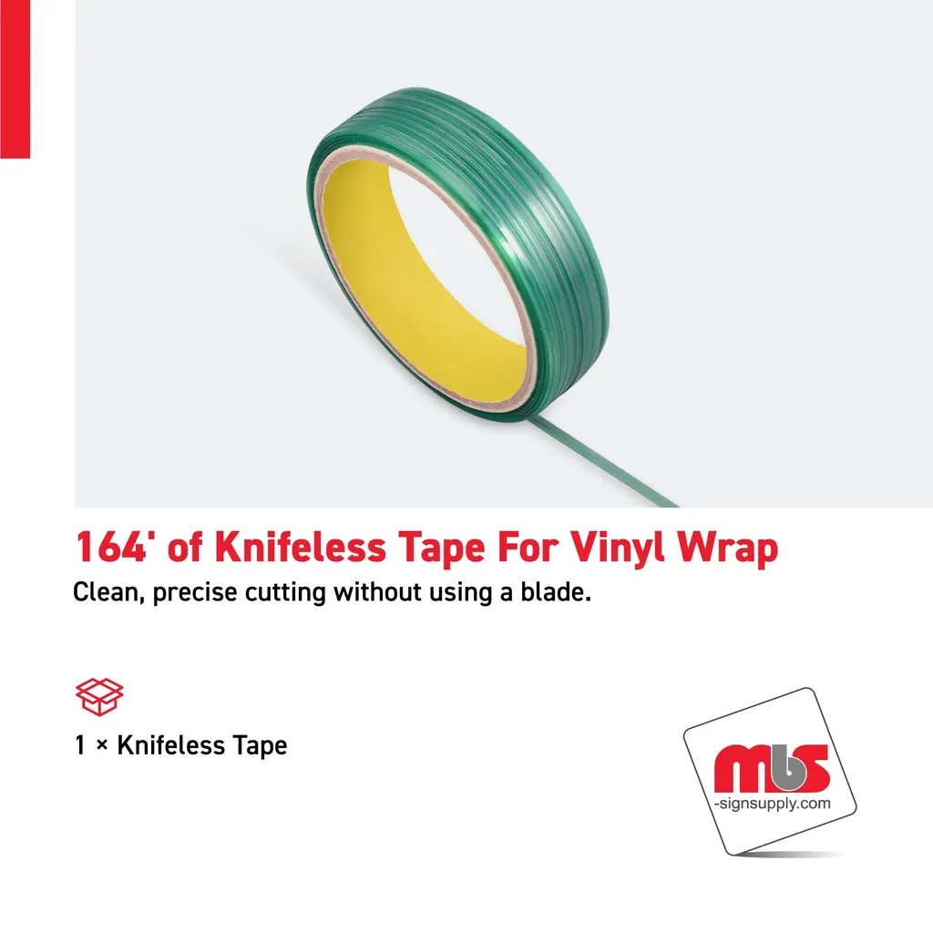 164' of Knifeless Tape For Vinyl Wrap