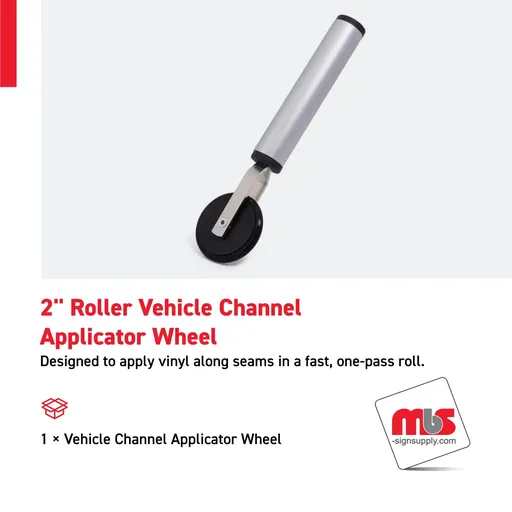 [VR-0111] 2" Roller Vehicle Channel Applicator Wheel