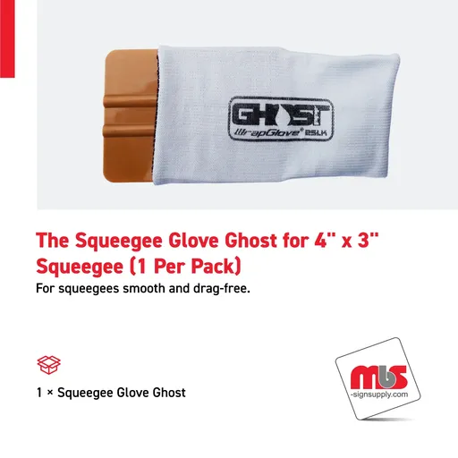 [WG-0301] The Squeegee Glove Ghost for 4'' x 3'' Squeegee (1 Per Pack)