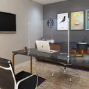 Set of 2, 3/8'' Diameter Vertical Rod Mount, Aluminum Clear Anodized Finish, 24'' Long w/ Adjustable Clamp to Accomodate 3/4'' to 1-1/2'' Counters. Hold up to 5/16'' material thickness