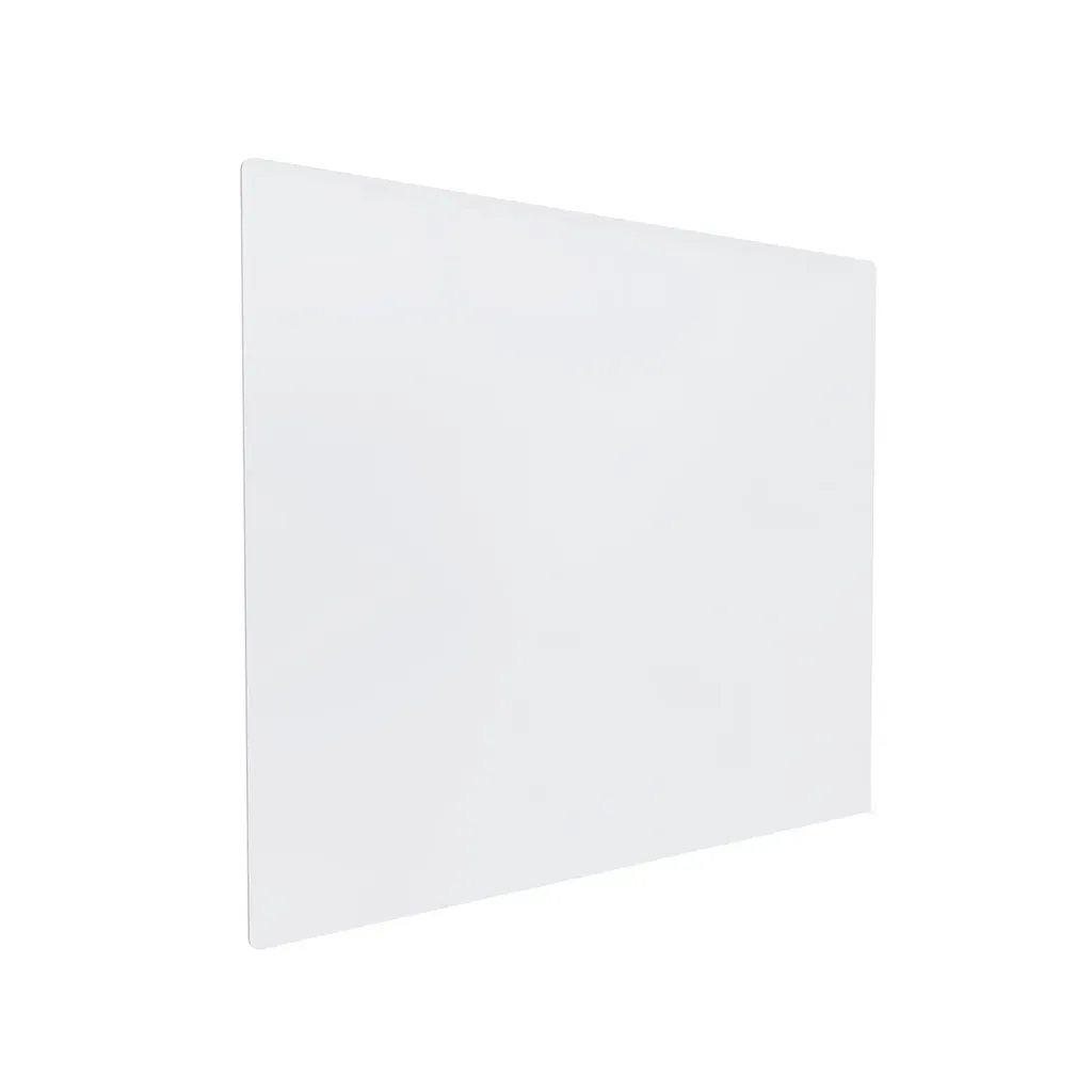 Clear Acrylic Sneeze Guard 30'' Wide x 36'' Tall x 0.157'' Thickness