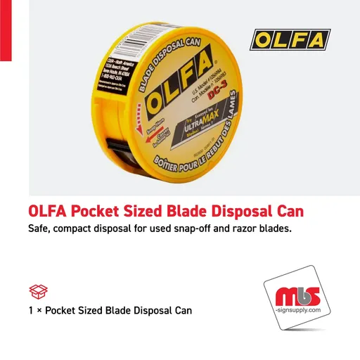 [CT-0604] Olfa Pocket Sized Blade Disposal Can