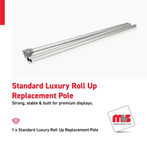 [LRU800-SP] Standard Luxury Roll Up Replacement Pole