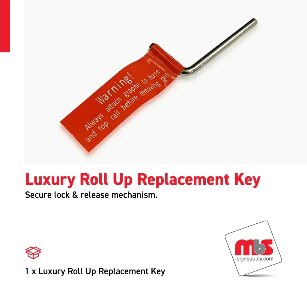 Luxury Roll Up Replacement Key