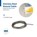 Stainless Steel Cable 1/16" (1.5mm)10,500 ft (3200 Meter)
