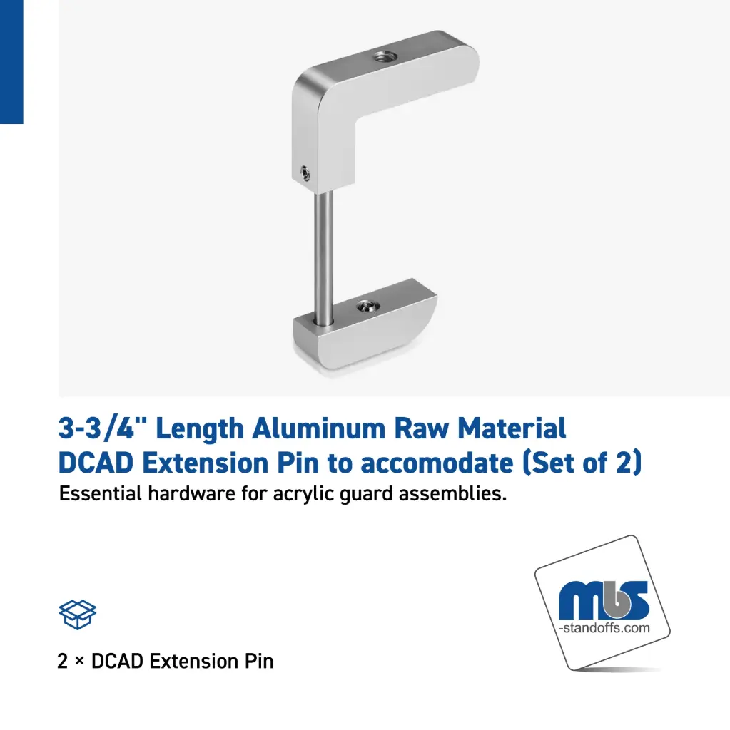 3.375'' DCAD Extension Pin to accomodate  (Set of 2)