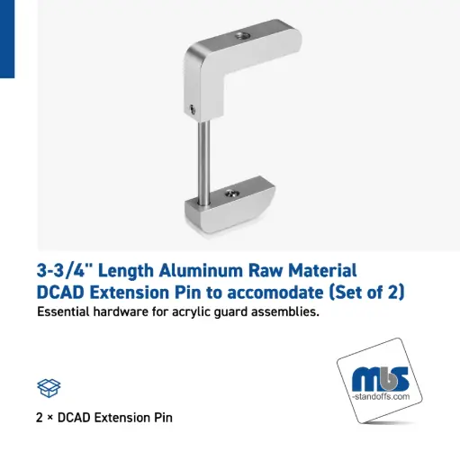 3.375'' DCAD Extension Pin to accomodate  (Set of 2)