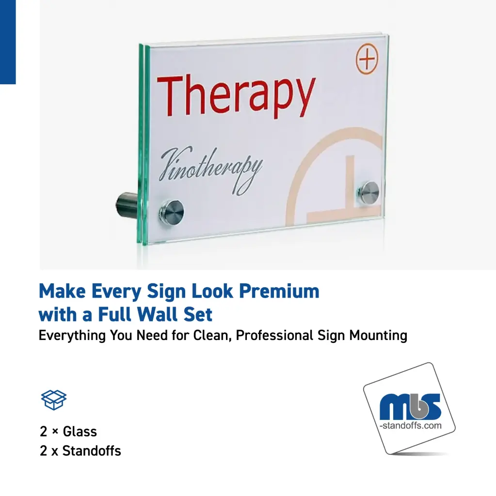 Full Set Wall Sizes 6 5/8'' x 4'', Standoff: 2/3''''