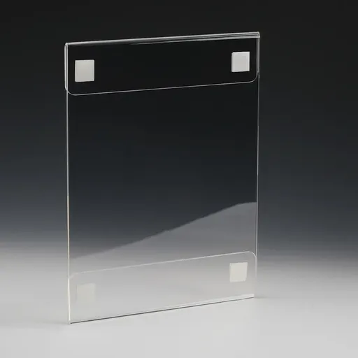 [AC8511V] Clear Acrylic Frame for Media 8.5" x 11" (With  3M Velcro)