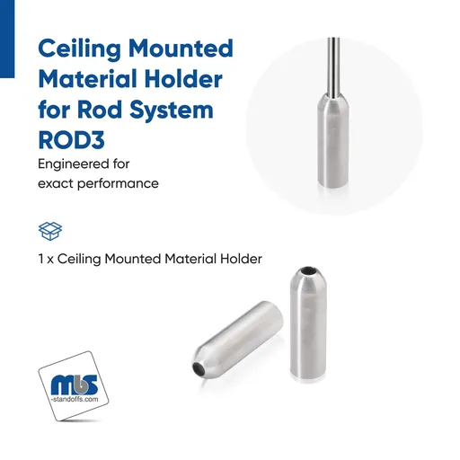 [100.363-SR] Ceiling Mounted Material Holder for Rod System ROD3 